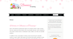 Desktop Screenshot of nanniesintraining.co.za