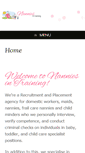 Mobile Screenshot of nanniesintraining.co.za